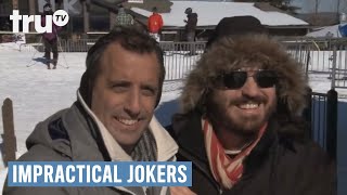 Impractical Jokers  Scaredy Cat Ski Bunnies Punishment  truTV [upl. by Cohin]