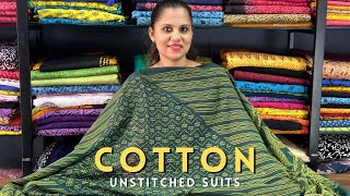 Cotton Unstitched Suits [upl. by Gypsy118]