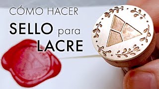 Cómo GRABAR LATÓN y hacer SELLO para LACRE 🔴 Graba metal fácil con éstos consejos y haz tus cuños [upl. by Isteb]