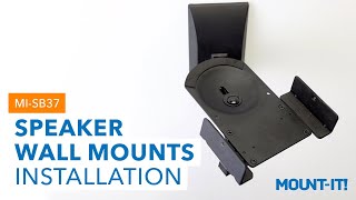 Speaker Wall Mounts with Sliding Clamps  MISB37 Installation [upl. by Ruggiero]