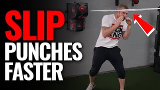 How to SLIP Punches FASTER in BOXING for boxers [upl. by Rayburn]