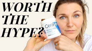 CERAVE MOISTURIZING CREAM 2021 review  Cerave Moisturizing Cream for dry skin eczema worth it [upl. by Devitt]