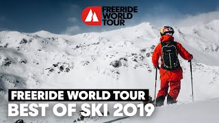 The Best Freeride Ski Lines of 2019  Freeride World Tour [upl. by Sinnaoi132]