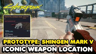 How To Get The Prototype Shingen Mark V In Cyberpunk 2077 Legendary Iconic Weapon Location [upl. by Otrevire364]