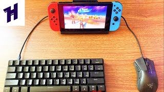 How to Hook up A keyboard and mouse too Nintendo switch [upl. by Tyre]