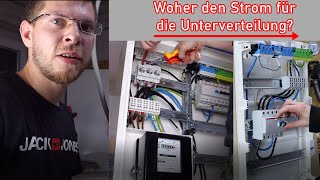 Strom für Unterverteilung abgreifen ElektroM [upl. by Guise70]