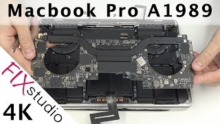 MacBook Pro 2018  A1989  disassemble 4k [upl. by Wooldridge]