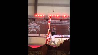 ICC ALL STAR  Double Mixed  Kejurnas Cheerleading 2016 [upl. by Htyderem871]