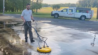 How to clean a driveway Start to finish [upl. by Drawde]