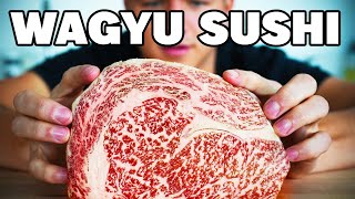 Wagyu Sushi [upl. by Ahsimak]