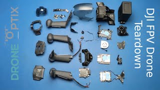 We Completely Take Apart a DJI FPV Drone  Full Teardown  Disassembly [upl. by Drhcir]