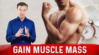 Intermittent Fasting and Muscle Mass Gain – DrBerg [upl. by Akemhs216]