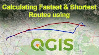 Calculating Shortest and Fastest Paths using QGIS ORS Tools [upl. by Ahseinad275]