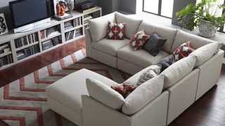 The Beckham Sectional Sofa by Bassett Furniture [upl. by Conrado]