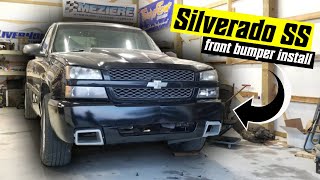 Silverado SS Front Bumper Install Easier Than You Think [upl. by Nofets]