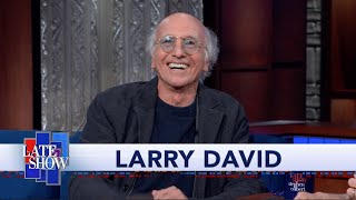 Larry David Reminisces About Colberts Guest Spot On quotCurb Your Enthusiasmquot [upl. by Meunier]