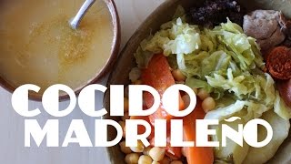 COCIDO MADRILEÑO BY SPANISH COOKING [upl. by Enorel9]