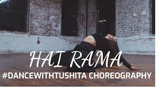 HAI RAMA  Bollywood Dance  Urmila Jackie Shroff  DANCEWITHTUSHITA Choreography [upl. by Allenod175]