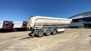 Fruehauf Aggregate HALFPIPE Tipping Trailer [upl. by Henrique]