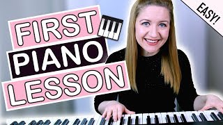 How To Play Piano  EASY First Piano Lesson [upl. by Aubreir]