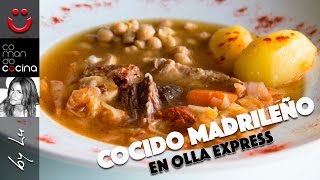 COCIDO MADRILEÑO en olla express I Comando Cocina [upl. by Alrrats]