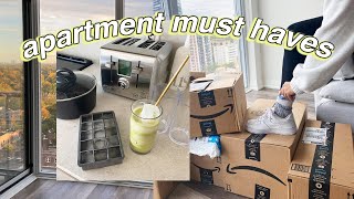 25 Amazon ESSENTIALS I bought for my new apartment [upl. by Tellford]