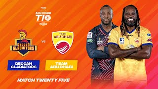 Mach 25 HIGHLIGHTS  Deccan Gladiators vs Team Abu Dhabi  Day 11  Abu Dhabi T10 Season 5 [upl. by Yereffej]