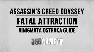 Assassins Creed Odyssey Fatal Attraction Ainigmata Ostraka Location  Solution Kephallonia [upl. by Duhl]