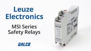 Leuze Electronics MSI Series Safety Relays [upl. by Shalna427]