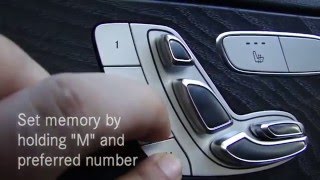 MercedesBenz HowTo Memory Seat Settings [upl. by Gerard]