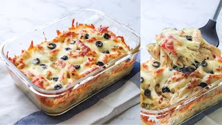 Baked Pasta Recipe  How To Make Baked Pasta  White Pasta Recipe [upl. by Celie779]