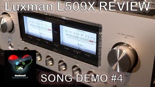 Luxman L509X Integrated HiFi Amplifier Review Song Demo 4  Chord Qutest KEF Reference JPlay [upl. by Ruyam]