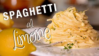 Spaghetti al Limone  Classic Lemon Pasta Recipe  The Pasta Queen [upl. by Ecertap563]