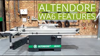 Altendorf WA6 Panel Saw Demonstration  Daltons Wadkin [upl. by Aenit659]