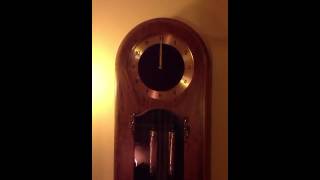 Junghans longcase grandfathers clock [upl. by Ayerf975]