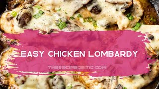 Chicken Lombardy I The Recipe Critic [upl. by Osnohpla]