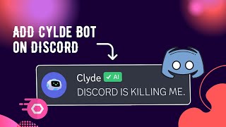 How To Add Clyde Bot on Discord Server PC 2024 EASY [upl. by Manly891]