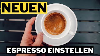 Wie Siebträger einstellen mit NEUEM Espresso Schritt für Schritt Anleitung [upl. by Raseta107]