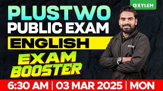 Plus Two Public Exam English  Exam Booster  Xylem Plus Two [upl. by Seligmann]