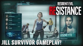 Resident Evil Resistance  Jill Valentine  Survivor Gameplay [upl. by Carrel]