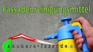 Fassadenreinigungsmittel  Demonstration [upl. by Nojed]