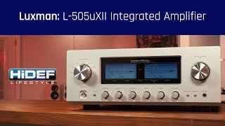 Luxman L505uXII Class AB Integrated Amplifier [upl. by Herc]