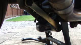 FJR1300 rear shock removal and refit [upl. by Casie]