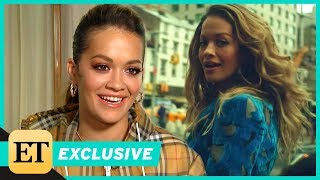 Rita Ora Admits She Has No Idea What Shes Singing in That One Verse of Anywhere Exclusive [upl. by Annayad]