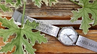 Universal Genève History of an Incredible Value Vintage Brand  1959 Watch  Armand The Watch Guy [upl. by Kris]