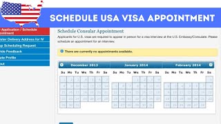 How to schedule USA Visa appointment online  Step by Step 2020 [upl. by Kipper345]