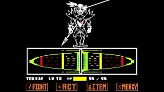 Undertale  Undyne fight Genocide run  Challenge [upl. by Akeryt376]