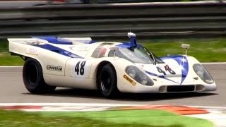 Porsche 917K Flat12 Pure Engine Sound  In Action on Track [upl. by Colson]