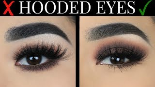 EASY smokey eye for HOODED eyes [upl. by Aicatsal845]