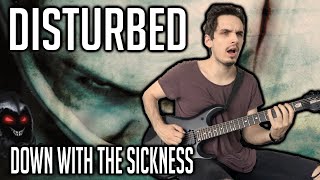 Disturbed  Down With The Sickness  GUITAR COVER 2020  Screen Tabs [upl. by Zumwalt]